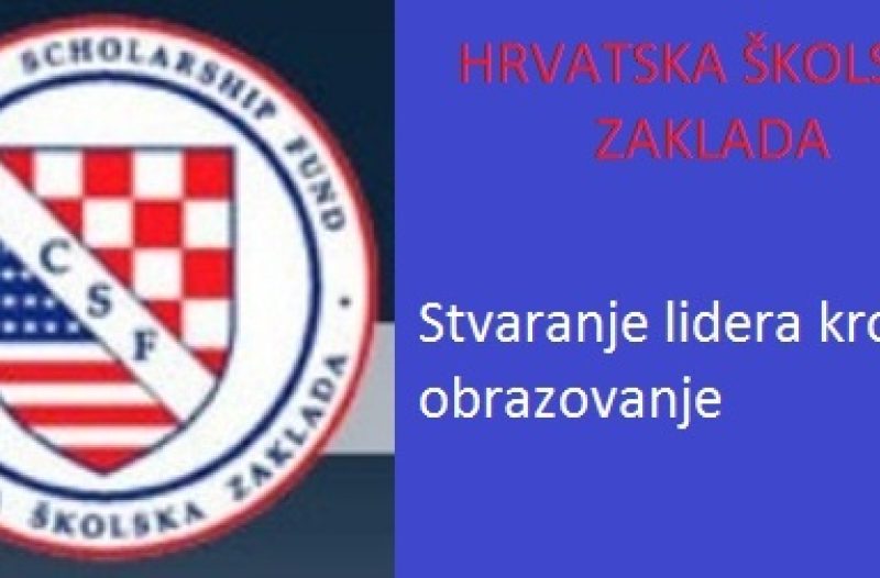 Knin - grad-knin.net - STIPENDIJA, Hrvatska školska zaklada