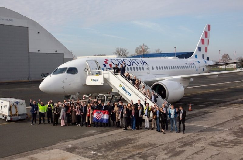 Knin - grad-knin.net - Croatia Airlines dočekao osmi novi zrakoplov Airbus A220