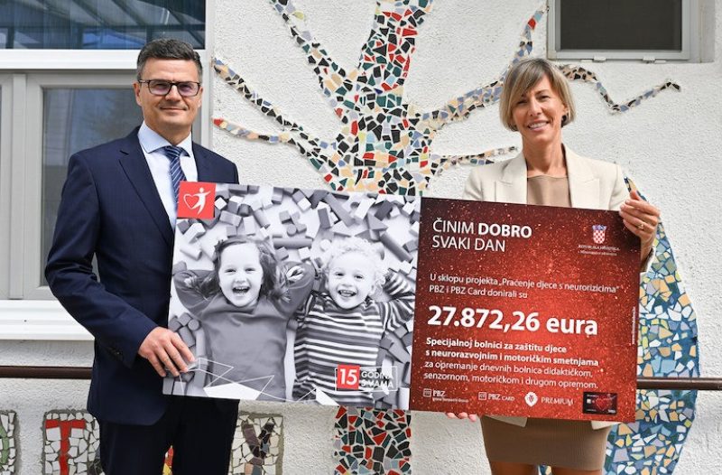 Knin - grad-knin.net - PBZ Grupa donirala gotovo 30.000 eura za opremanje triju dnevnih bolnica Specijalne bolnice za zaštitu djece s neurorazvojnim i motoričkim smetnjama